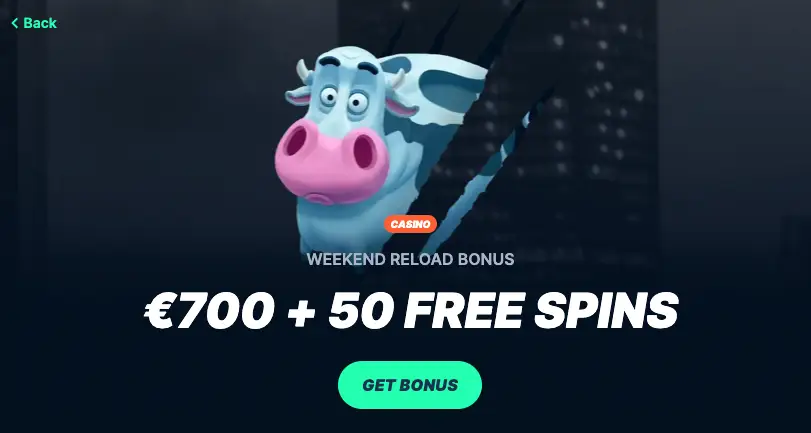 Weekend Reload Bonus at Playzilla Casino